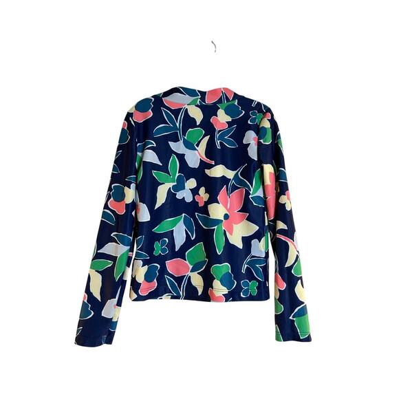 CARTER’S Girl’s Floral Rashguard Long Sleeve Swim Top / Size: 6-6X - Picture 1 of 5
